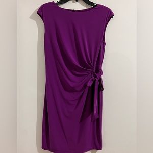 Chetta B sleeveless side ties short dress